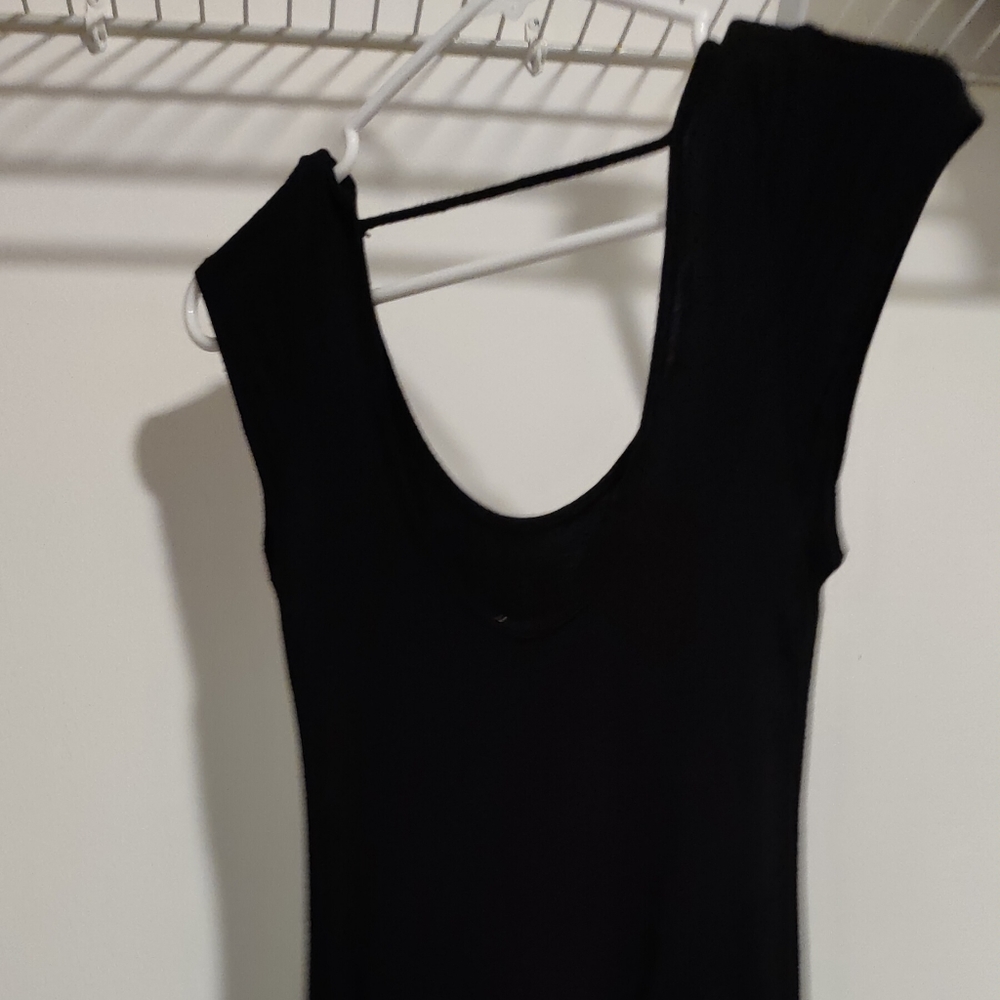 Cotton black dress